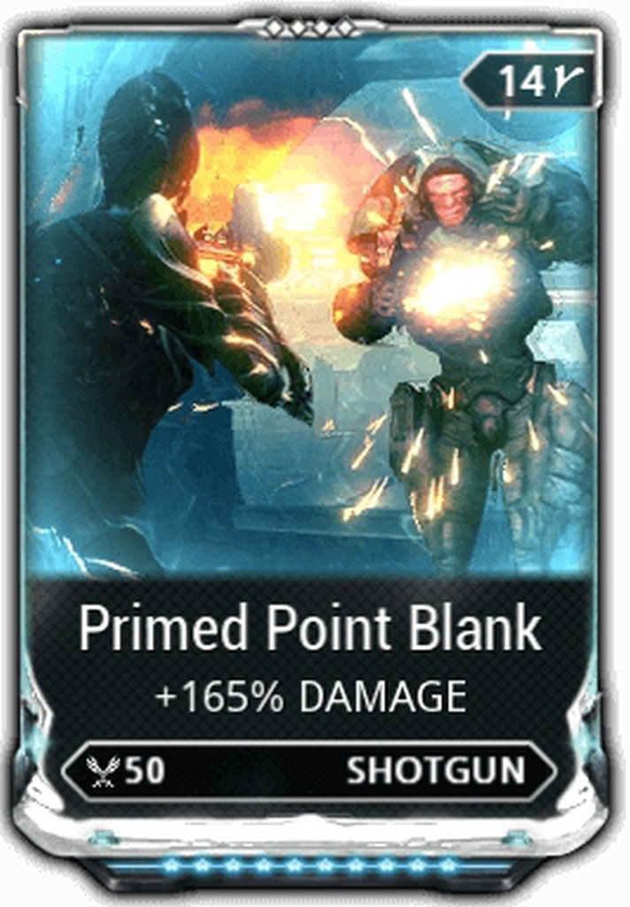 WARFRAME mody mods PRIME MOD Primed Point Blank