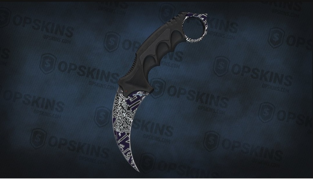 CS:GO Kosa Karambit Freehand FT Rękodzieło