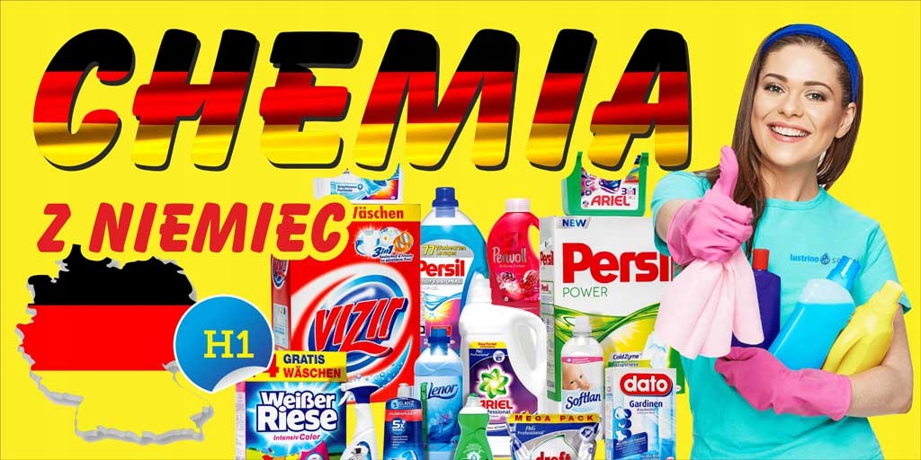 Solidny Baner Reklamowy - Chemia z NIemiec REKLAMA