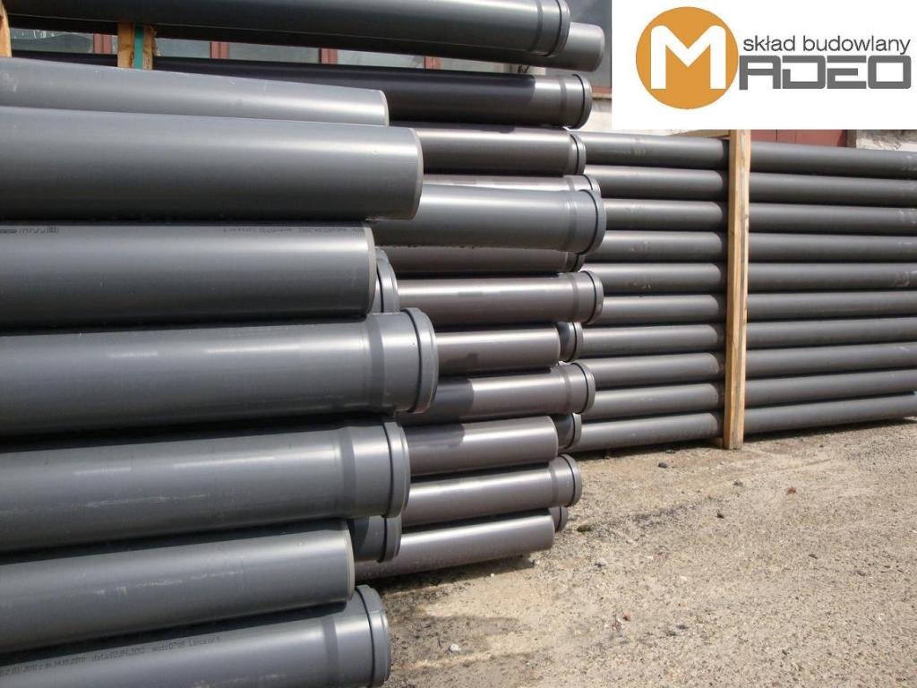 Rura kanalizacyjna PCV 110mm/6m Kraków 5,25zł/m