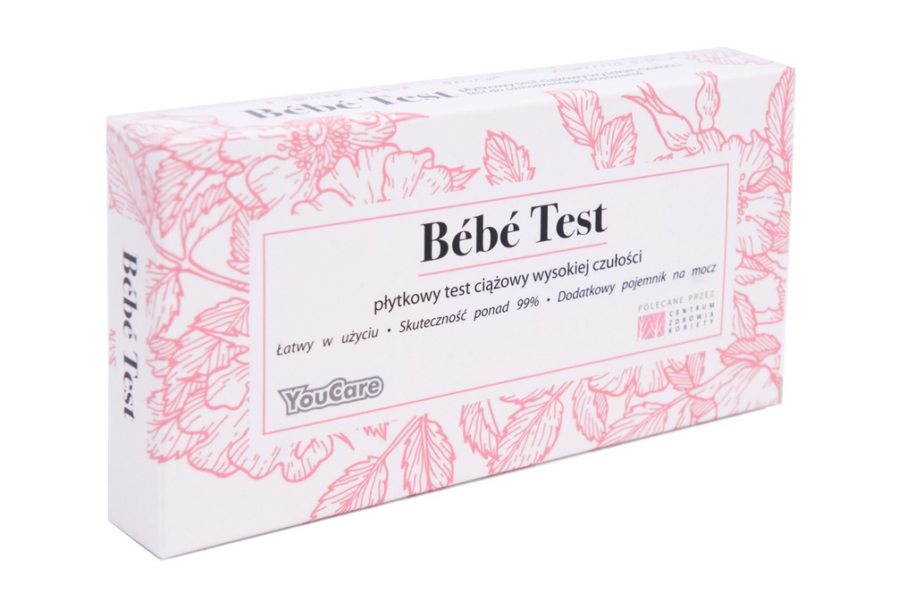 Bebe Test - płytkowy test ciążowy 1 szt. D.W.04.18