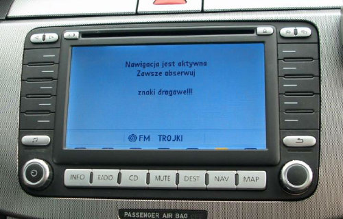 VW MFD2 MAPA EUROPY DVD V16 LEKTOR PL PASSAT B6