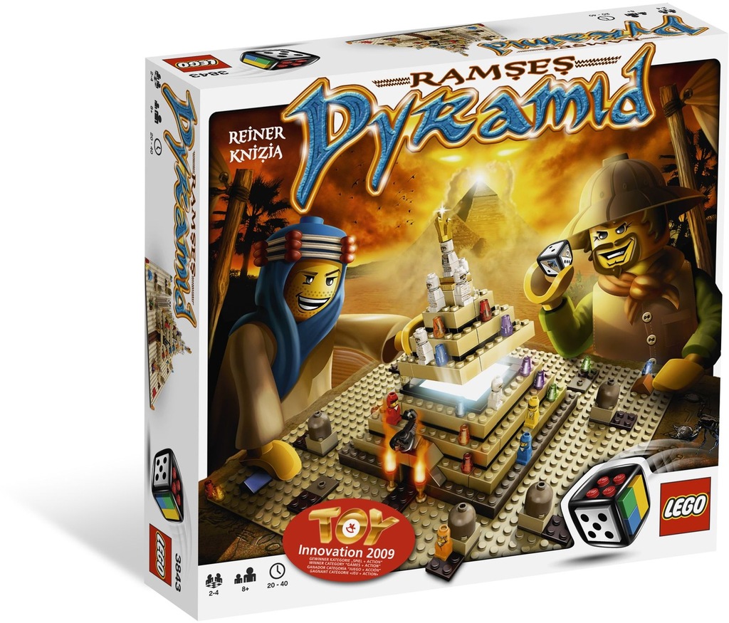 GRA LEGO 3843 Ramses Pyramid Unikat jak NOWA PL !