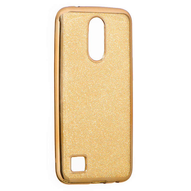 LG K10 2017 Etui Case na telefon Złoty Brokat 7200854139
