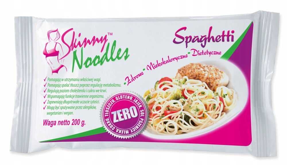 Makaron Shirataki Skinny Noodles Spaghetti 200g