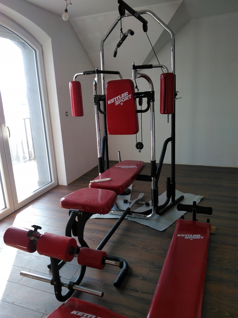 Atlas silownia kettler sport z sztanga