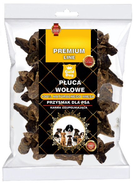 Płuca Wołowe Premium 1kg dla psa 100% Naturalne