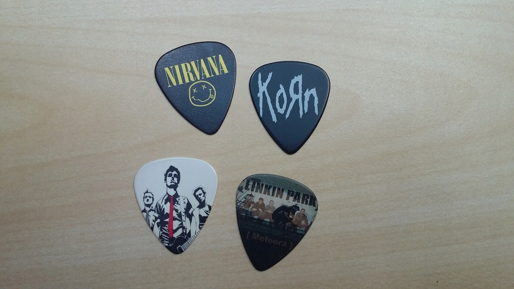 Kostki Nirvana Green Day Korn Linkin Park
