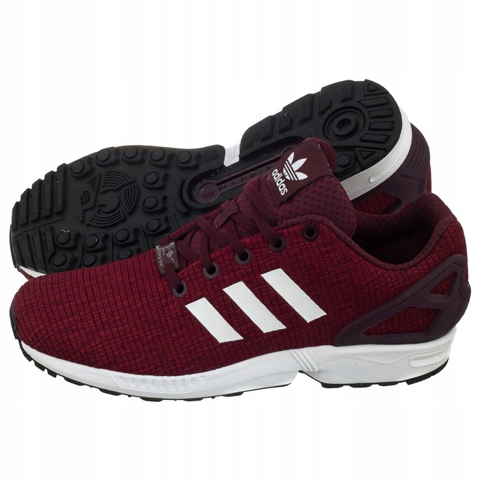 Buty Sportowe adidas ZX Flux J CM8136 Bordowe - 7387442602