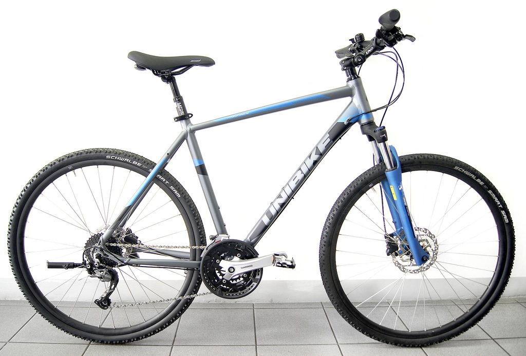UNIBIKE Crossfire DISC GTS 21' Grafitowo-Niebieski