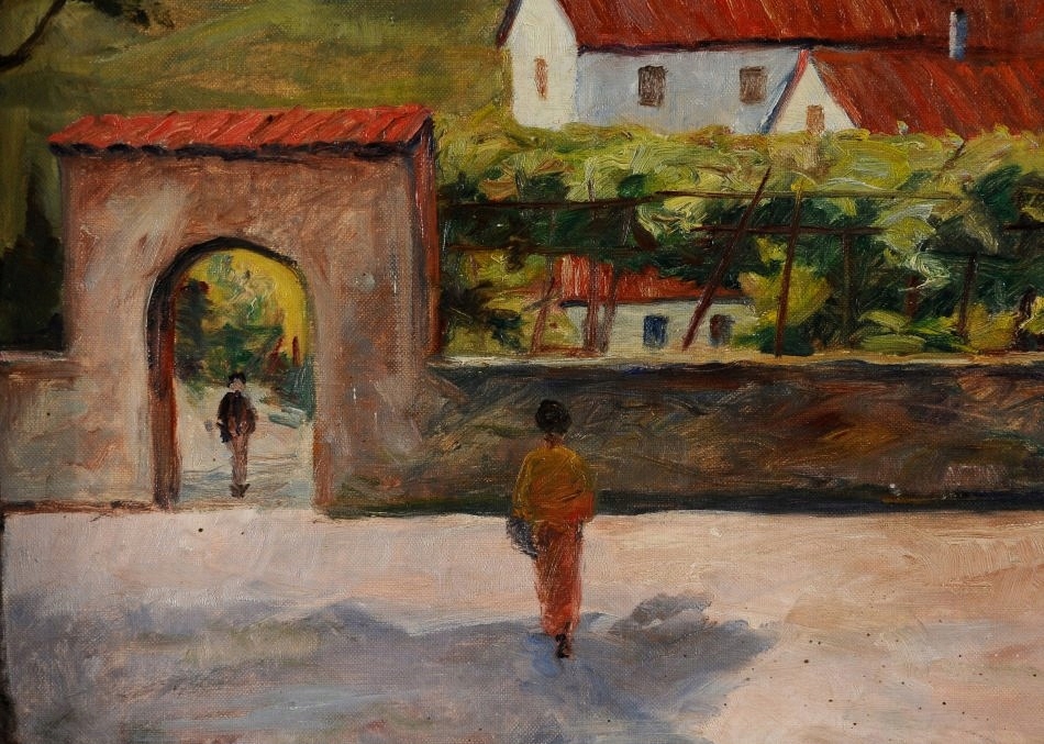 JACOB MEYER 18951971 PIĘKNY OBRAZ OLEJNY ORYGINAŁ 7595091986