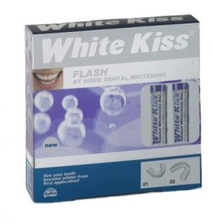 WHITE KISS Flash zestaw z żelem wybielającym zęby