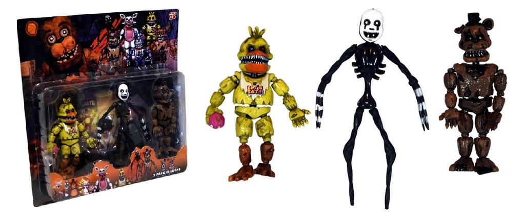 FNAF FIVE NIGHTS AT FREDDY'S FIGURKI RUCHOME LED