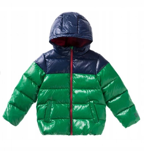 Benetton NOWA zimowa kurtka puchowa 13-14l