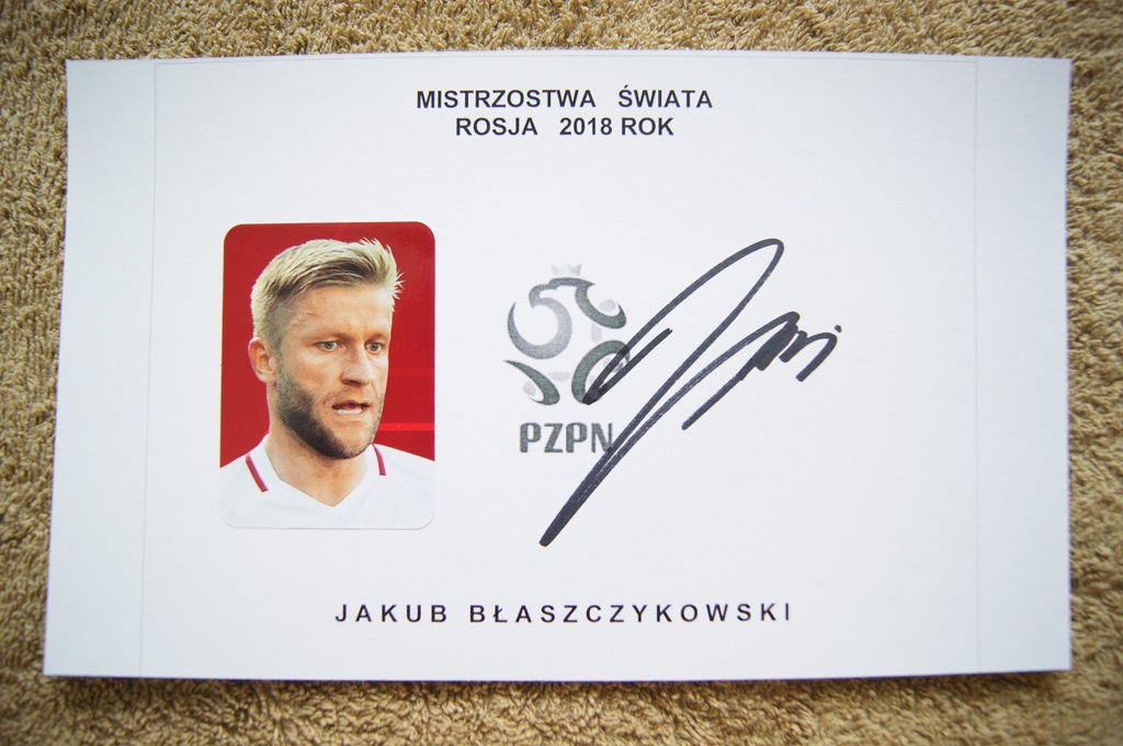 Kuba Błaszczykowski - ORYGINALNY autograf
