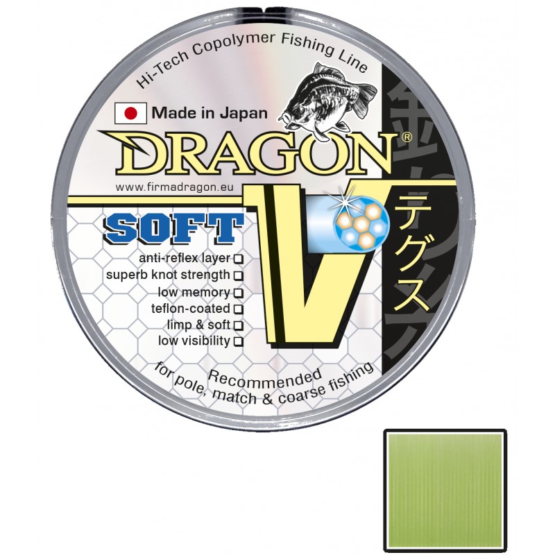 Żyłka spławikowa DRAGON V Soft 0,22 5,9kg 150m