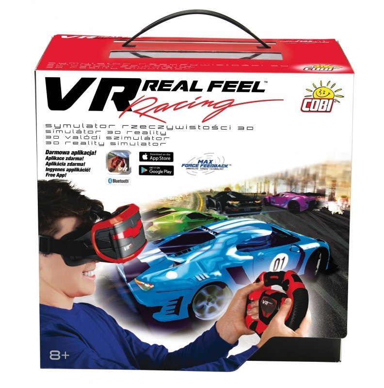REAL FEEL VR RACING KIEROWNICA I GOGLE SYMULATOR 3