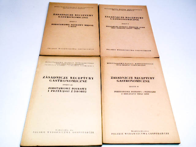 ZASADNICZE RECEPTURY GASTRONOMICZNE 4 TOMY 