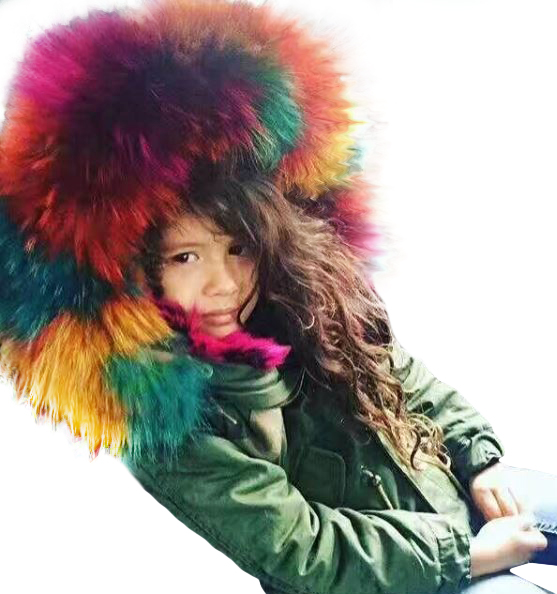 ZIMOWA KURTKA/PARKA PUCH NATURALNY+JENOT 140/146