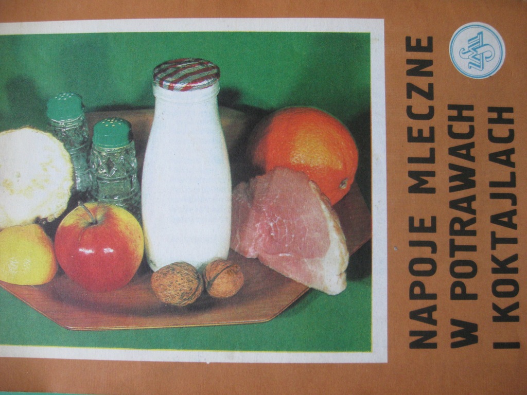 Napoje mleczne CZSM mleko śmietana przepisy 1974