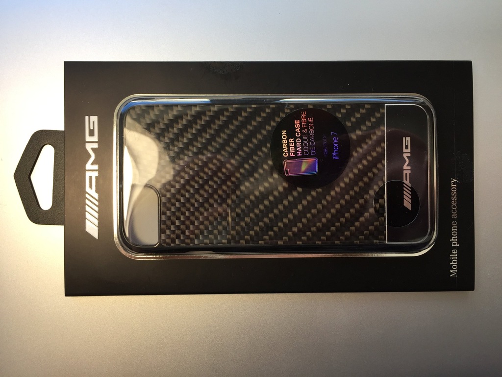 Oryginalny Case Mercedes AMG carbon iPhone 7