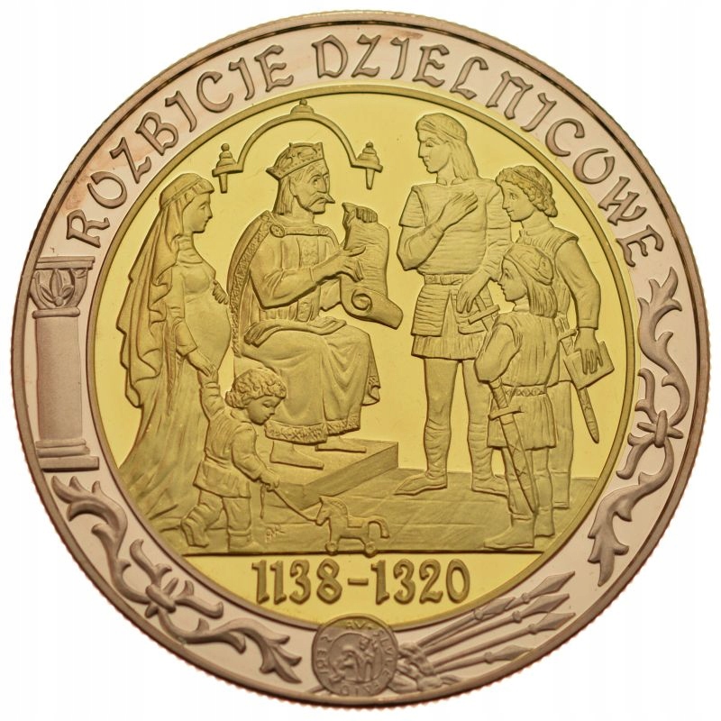 POLSKA III RP MEDAL ROZBICIE DZIELNICOWE 1138-1320