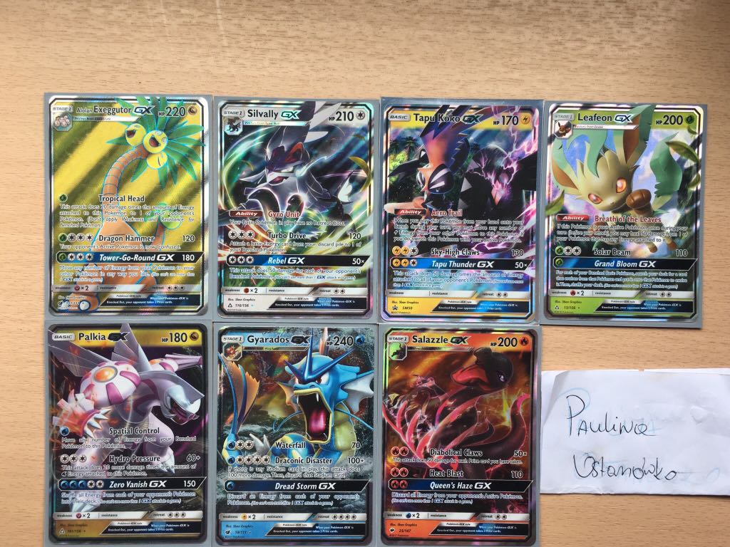 Karty pokemon GX