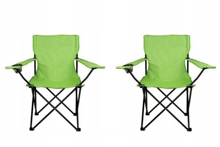 Krzesło campingowe 2szt - Fotel turystyczny składa