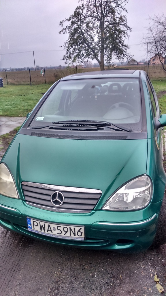 mercedes W168, A-klasa 1.4 benz+gaz,spalanie 7/100