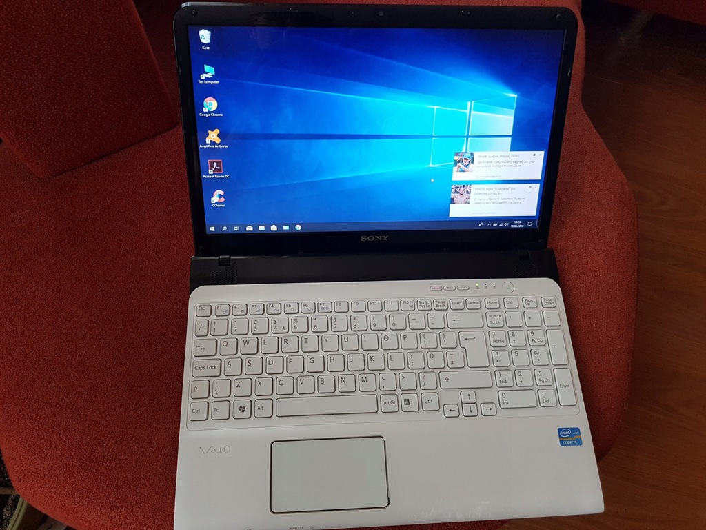 Laptop Sony Vaio SVE151J13M ładny, zadbany