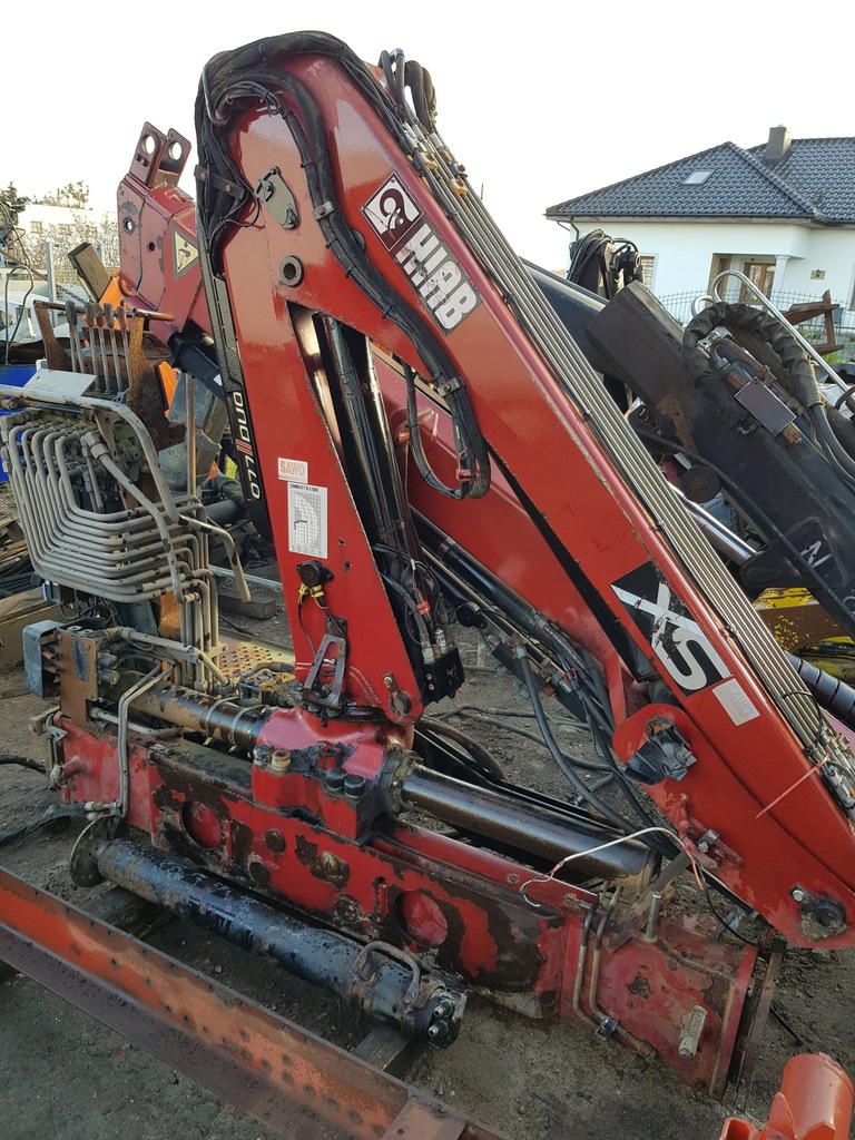 Hds żuraw Hiab 077XS chwytak rotator montaż i UDT