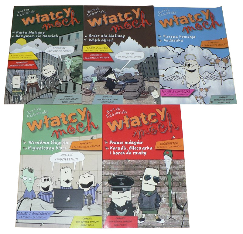 Kędzierski - Włatcy móch - tom 1,2,3,4,5 !!!!!!!!