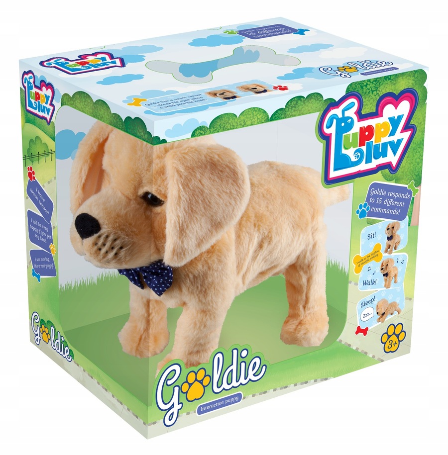 PIESEK GOLDIE INTERAKTYWNY PIES 15 KOMEND TM Toys 7693217385