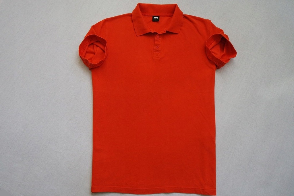 HELLY HANSEN koszulka polo pomarańczowa logo___XXL