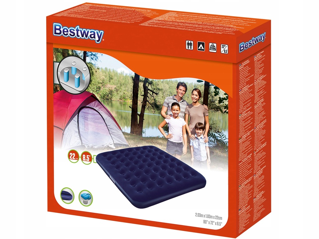 Bestway матрас king 203х183х22