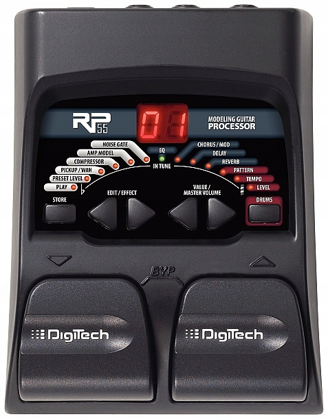 DIGITECH RP 55 - MULTIEFEKT GITAROWY PROCESOR