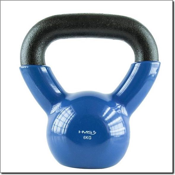 HMS Hantla winylowa żeliwna kettlebell 6 kg