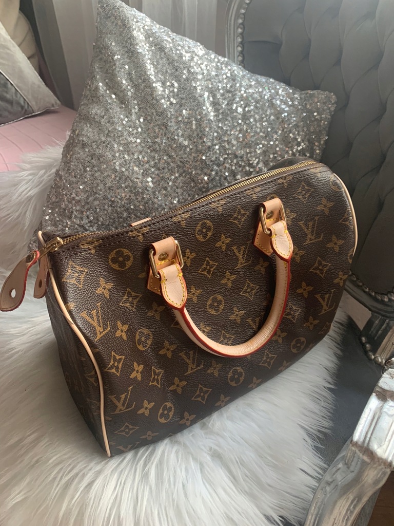 Torebka kuferek Louis Vuitton lv Speedy 30 skóra