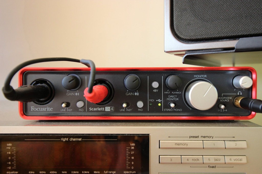Interfejs Audio MIDI USB Focusrite Scarlett 2i4