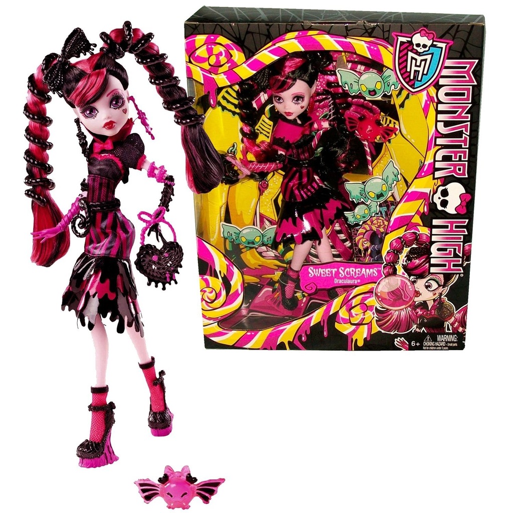 MONSTER HIGH DRACULAURA Seria Sweet Screams