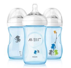 AVENT Butelka 260 ml NATURAL MAŁPKA SMOCZEK 6m+