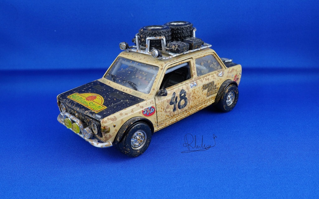 Fiat 128 Rally Safari - Politoys 1:25