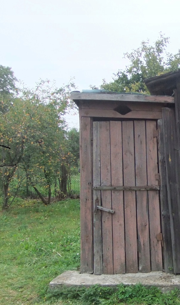 Wc na budowę, toaleta, wychodek, latryna, drewno