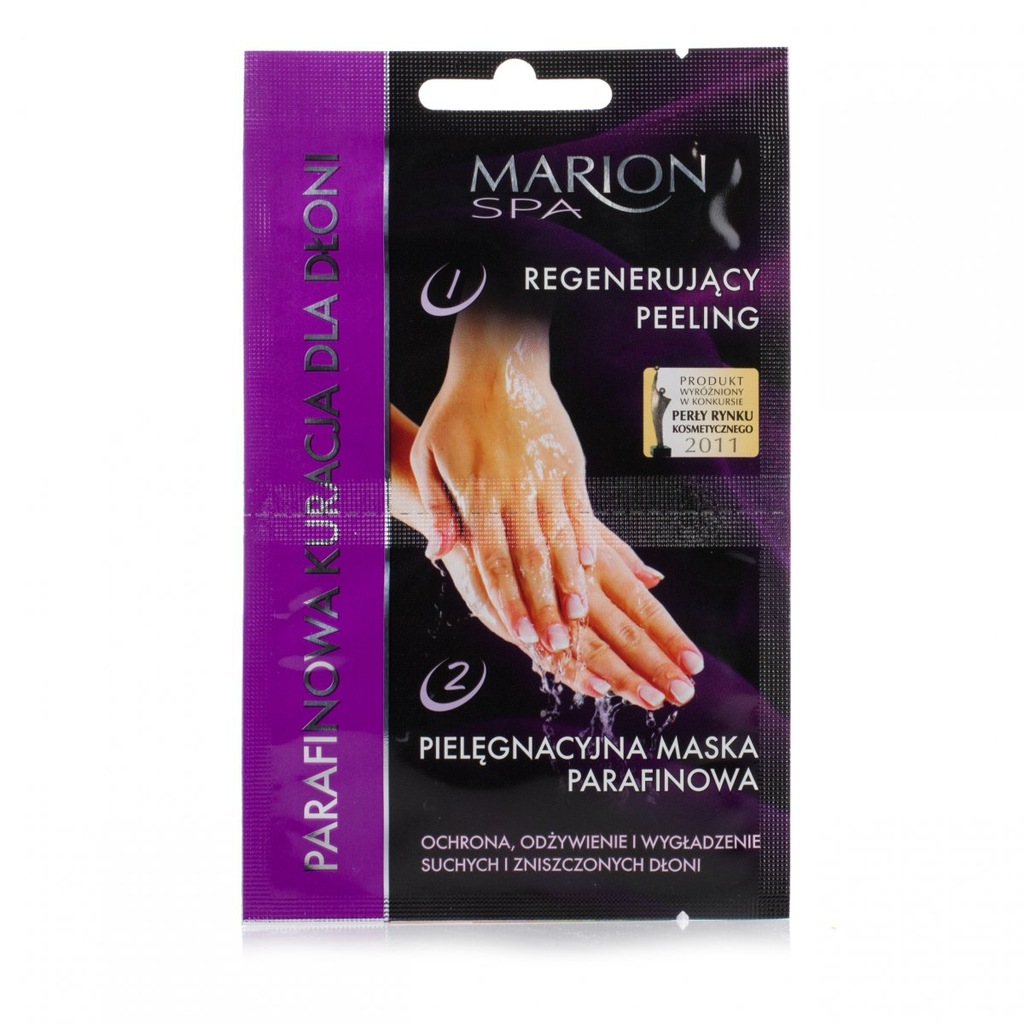 MARION PARAFINOWA KURACJA DO DŁONI PEELING + MASKA