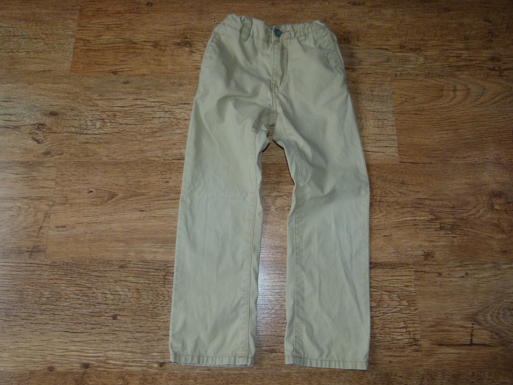 CUBUS  spodnie jeansy beżowe 122 cm