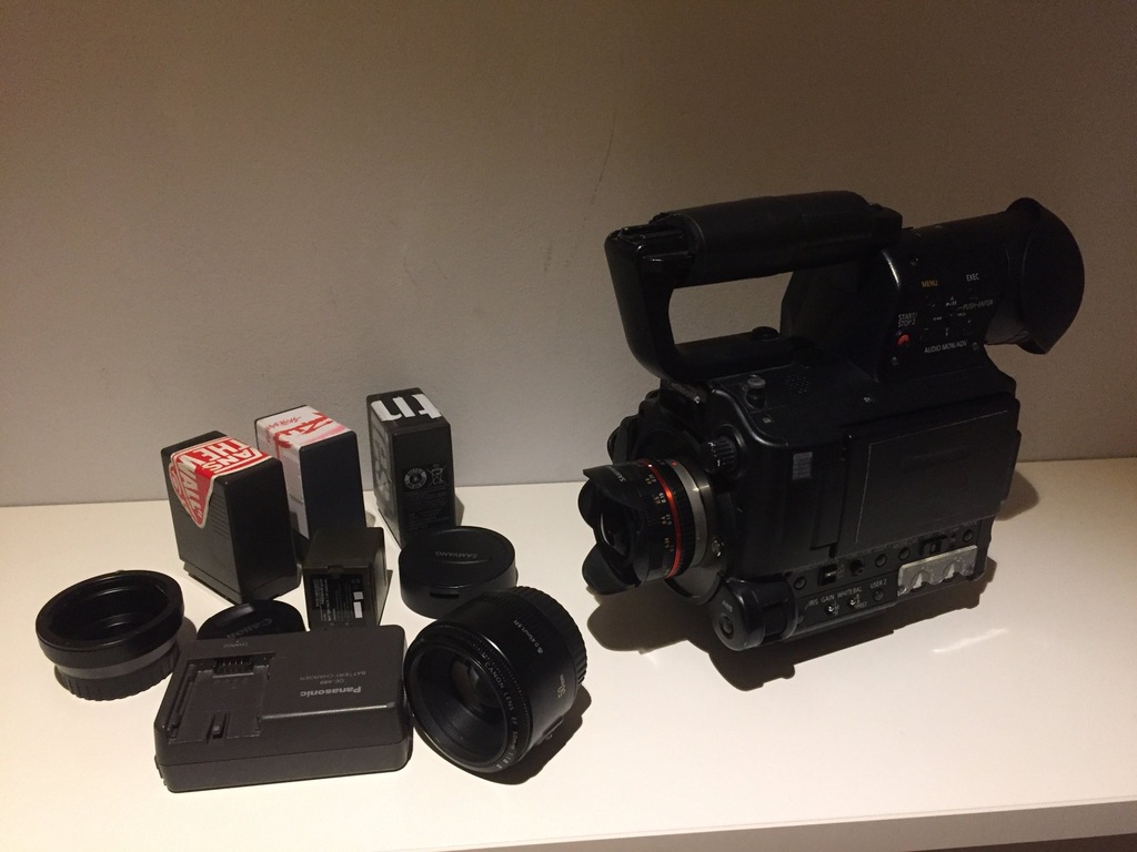 Kamera Panasonic AG-AF101 Fisheye dodatki !!! 7221659303