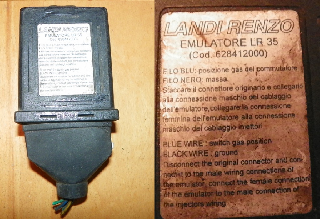 Komputer gazu gazowy Emulator LANDI RENZO