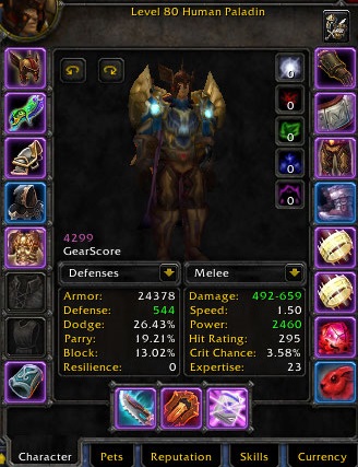 SUNWELL Feronis Paladin TANK 4.3k GS Rogue 3,6k GS