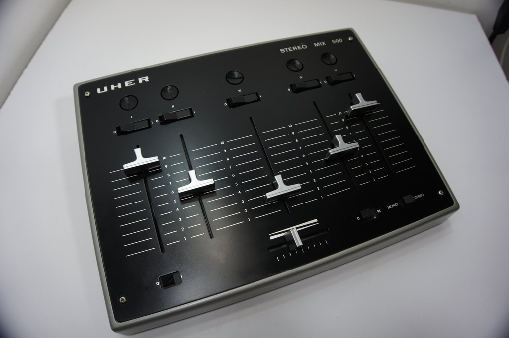 Uher Stereo Mix 500 Tranzystorowy Mikser Audio