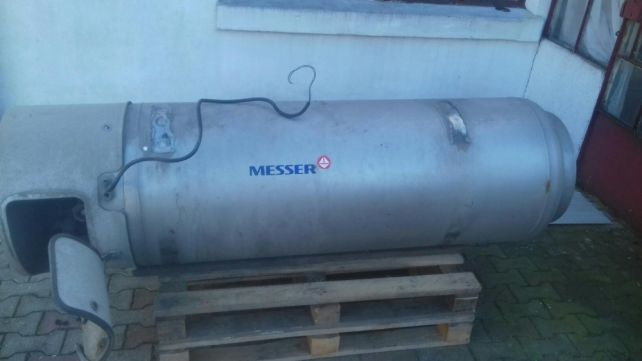 Messer zbiornik gaz 300L agregat chłodniczy sterow